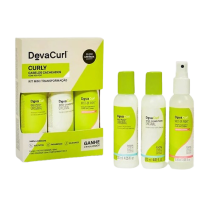 Deva Curl Curly KIT Mini Transformação para Cabelos Cacheados NO-POO 120ml